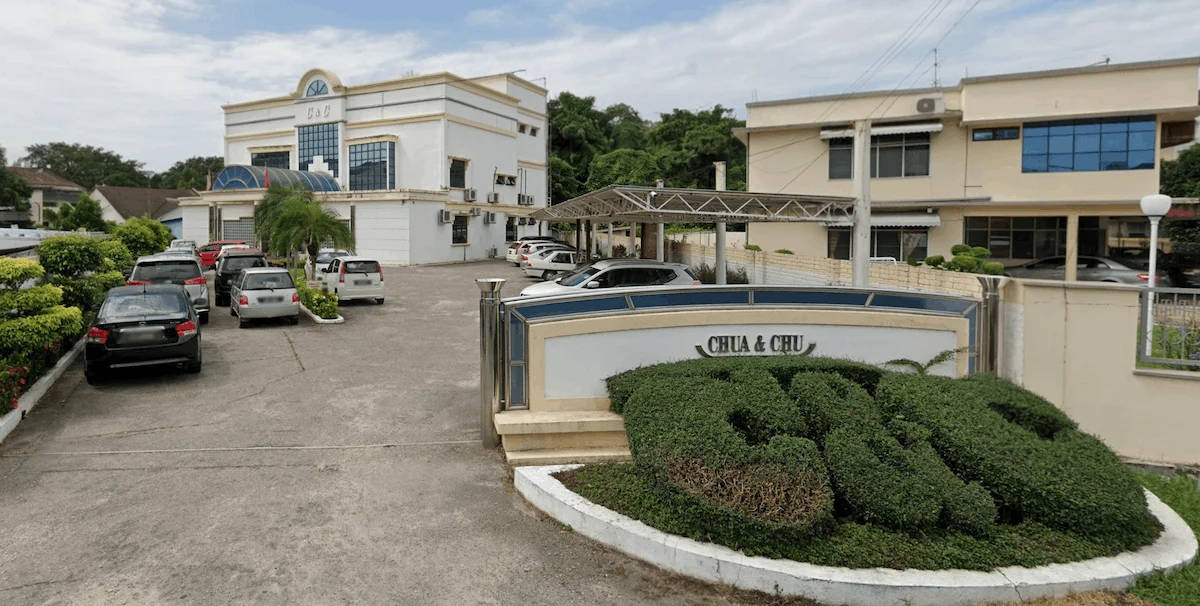 Front view of the Chua & Chu Group office in Kota Bharu, Kelantan